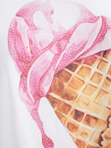 T-shirt 'Ice Cream' PRINCESS GOES HOLLYWOOD en blanc