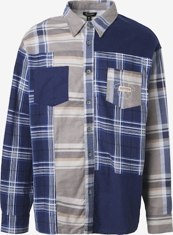 Fit confort Chemise True Religion en bleu : devant