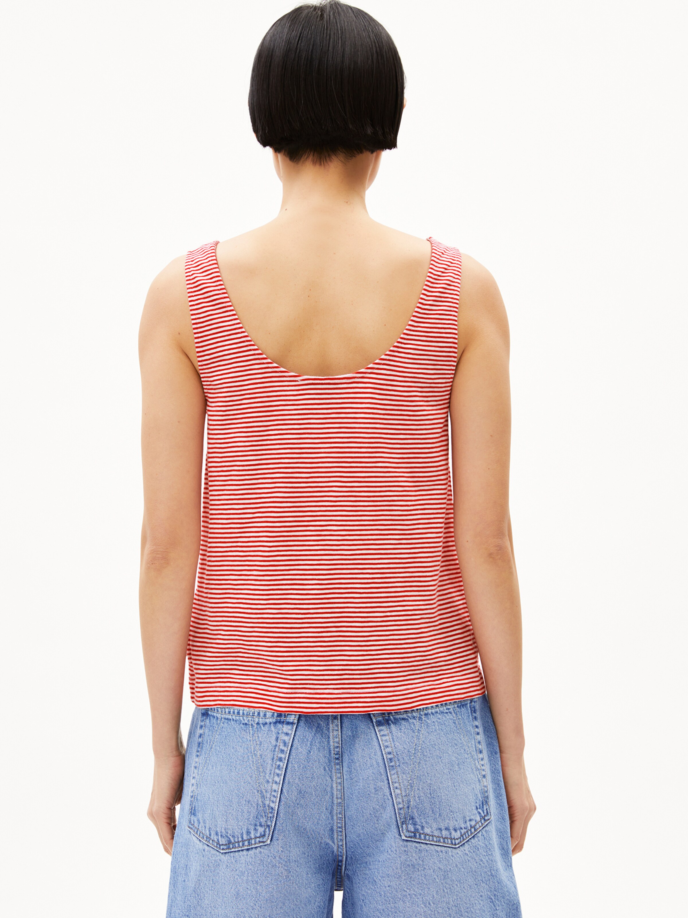 ARMEDANGELS Top 'Minaami Lita' in Red: front