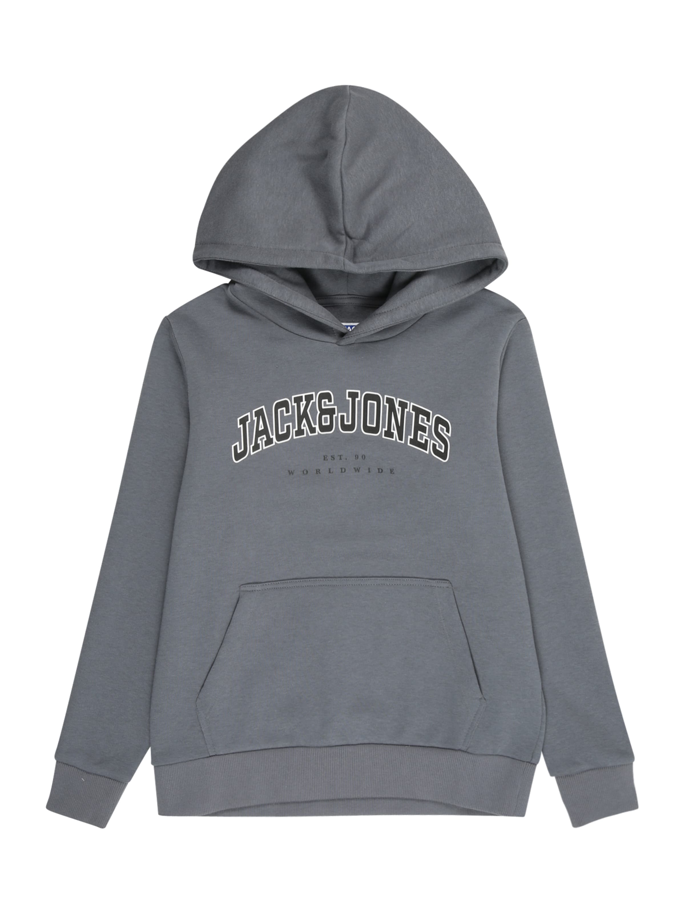 Jack & Jones Junior Μπλούζα φούτερ 'JJECALEB' σε μπλε: μπροστά