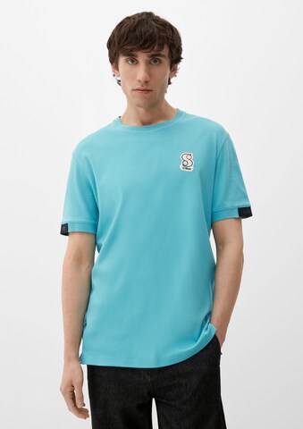 T-Shirt s.Oliver en bleu : devant