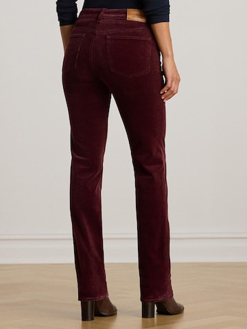 Regular Pantalon Lauren Ralph Lauren en rouge