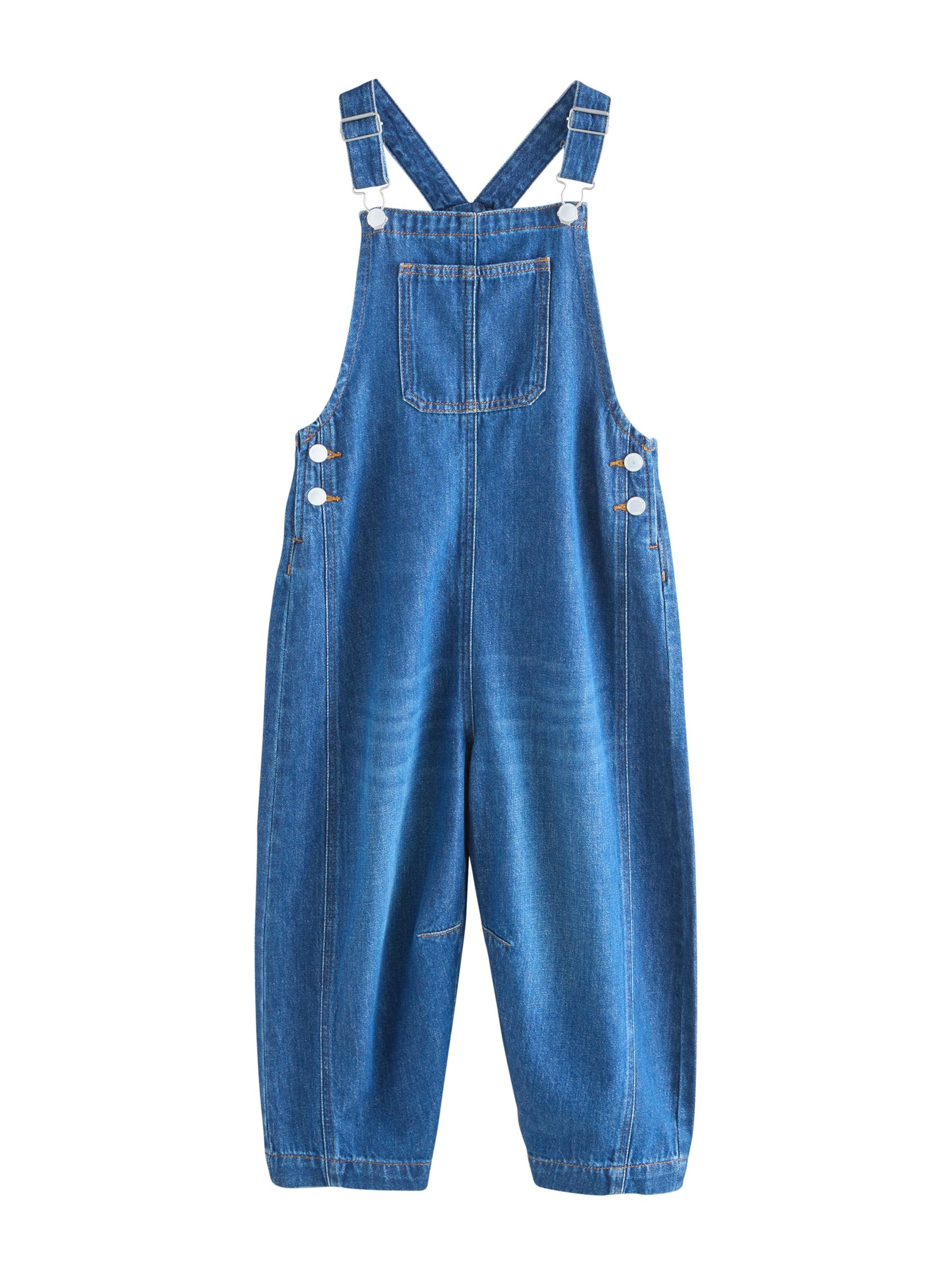 Next Salopette en 98 en bleu denim, Vue avec produit