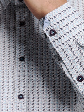 No Excess Comfort Fit Hemd in Weiß