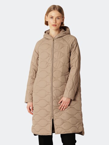 Manteau mi-saison 'QUILTED08' ILSE JACOBSEN en beige : devant