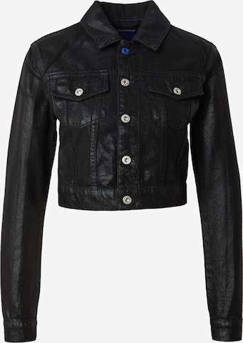 Geacă de primăvară-toamnă de la KARL LAGERFELD JEANS pe negru: față