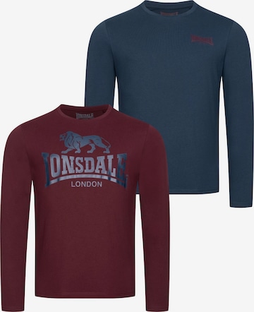 LONSDALE Футболка 'AYRSHIRE' в Синий: спереди