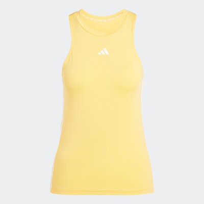 ADIDAS PERFORMANCE Sports Top in Yellow / White, Item view