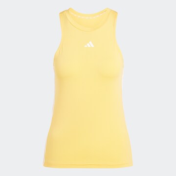 ADIDAS PERFORMANCE Sports Top in Yellow: front