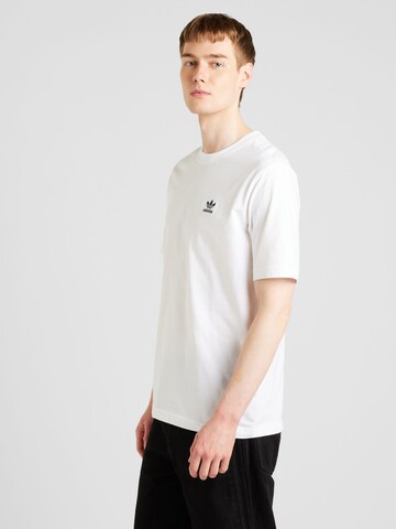 ADIDAS ORIGINALS Shirt 'Trefoil Essentials' in Wit: voorkant