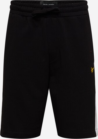 regular Pantaloni di Lyle & Scott in nero: frontale