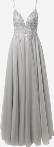 Robe de soirée LUXUAR en gris : devant