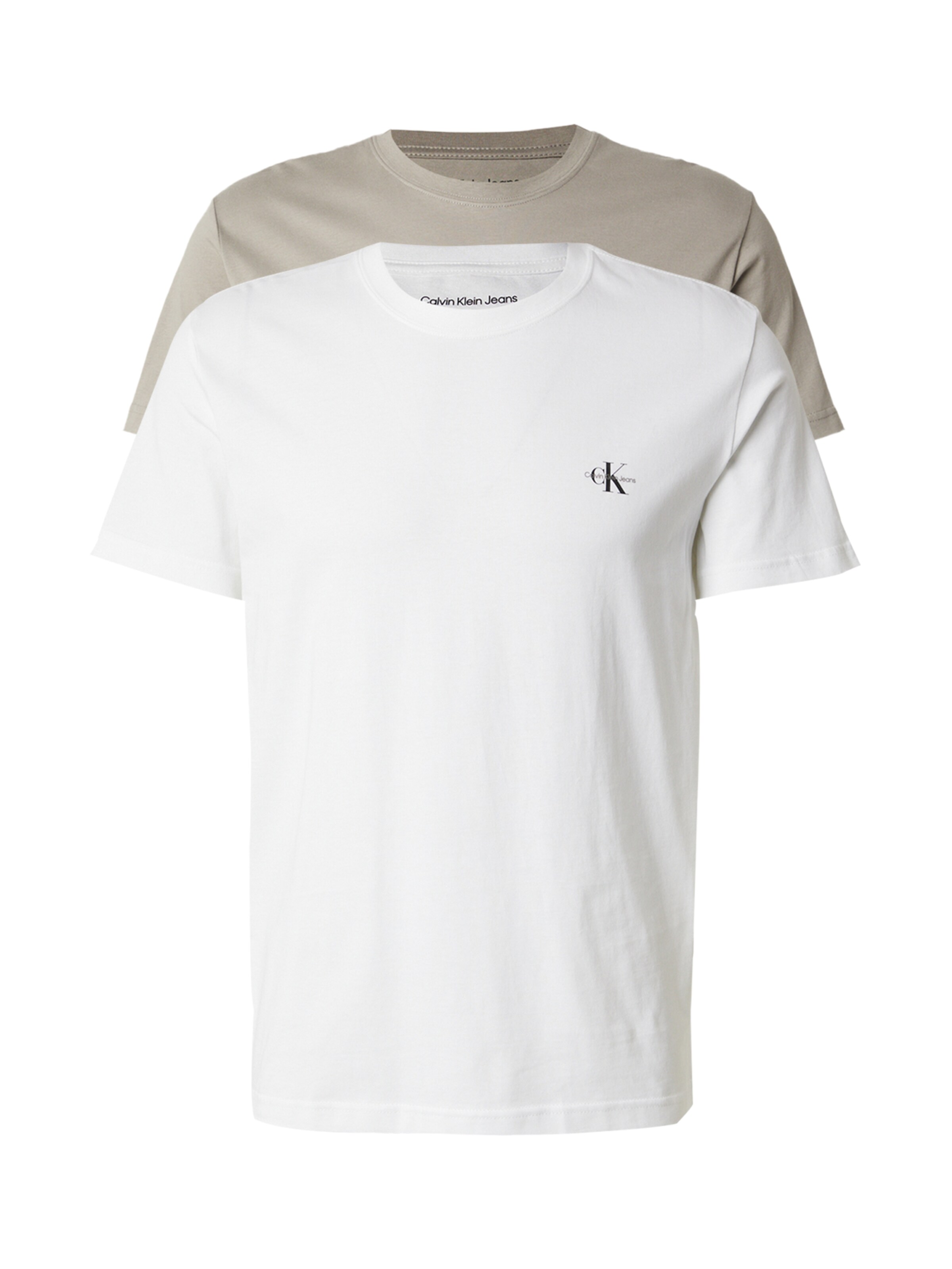 Calvin Klein Jeans Tričko – šedá: přední strana