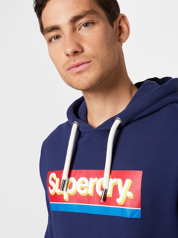 Superdry Mikina – modrá