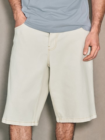Next Wide Leg Shorts 'Jumbo' in Beige