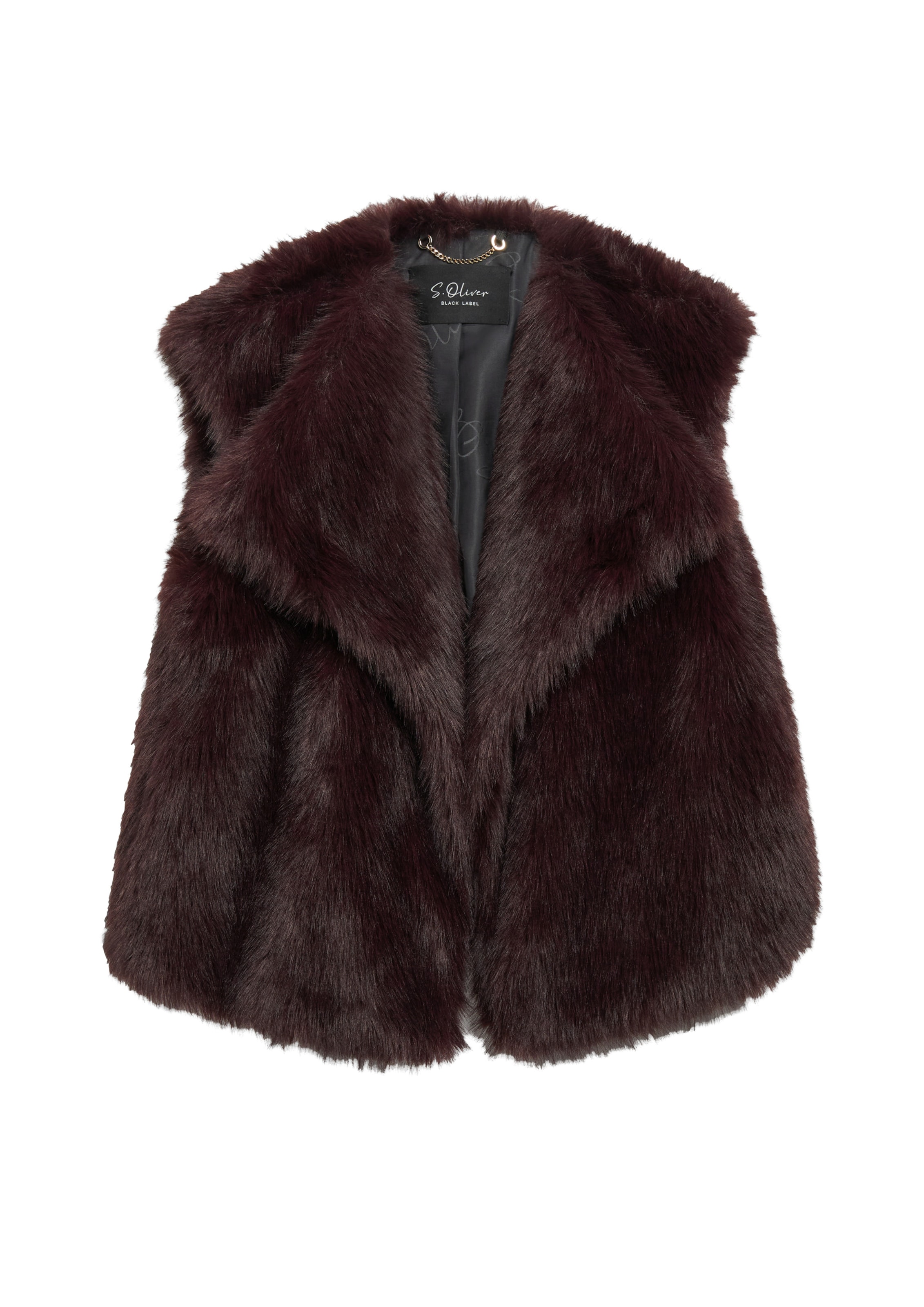 Gilet s.Oliver en marron : devant