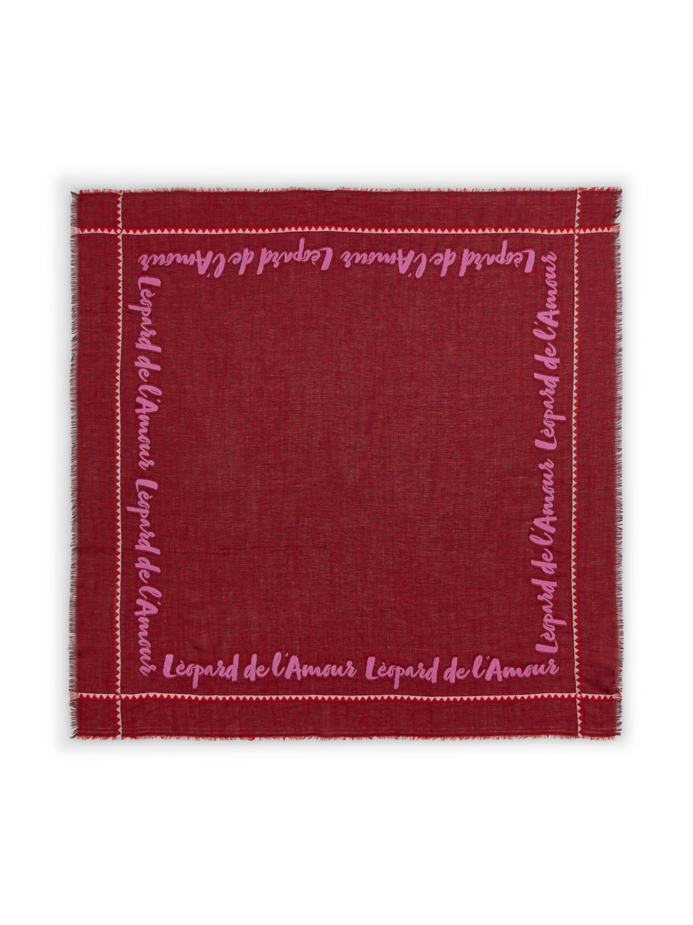 Foulard CODELLO en rouge : devant