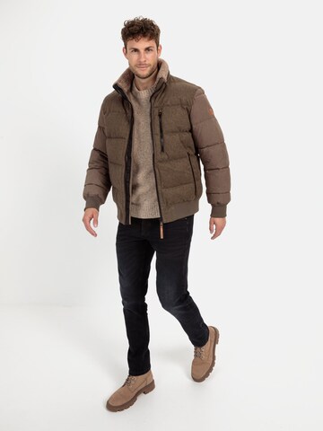 CAMEL ACTIVE Blouson mit Stehkragen in Braun