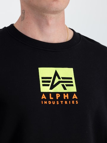 ALPHA INDUSTRIES Свитшот в Черный