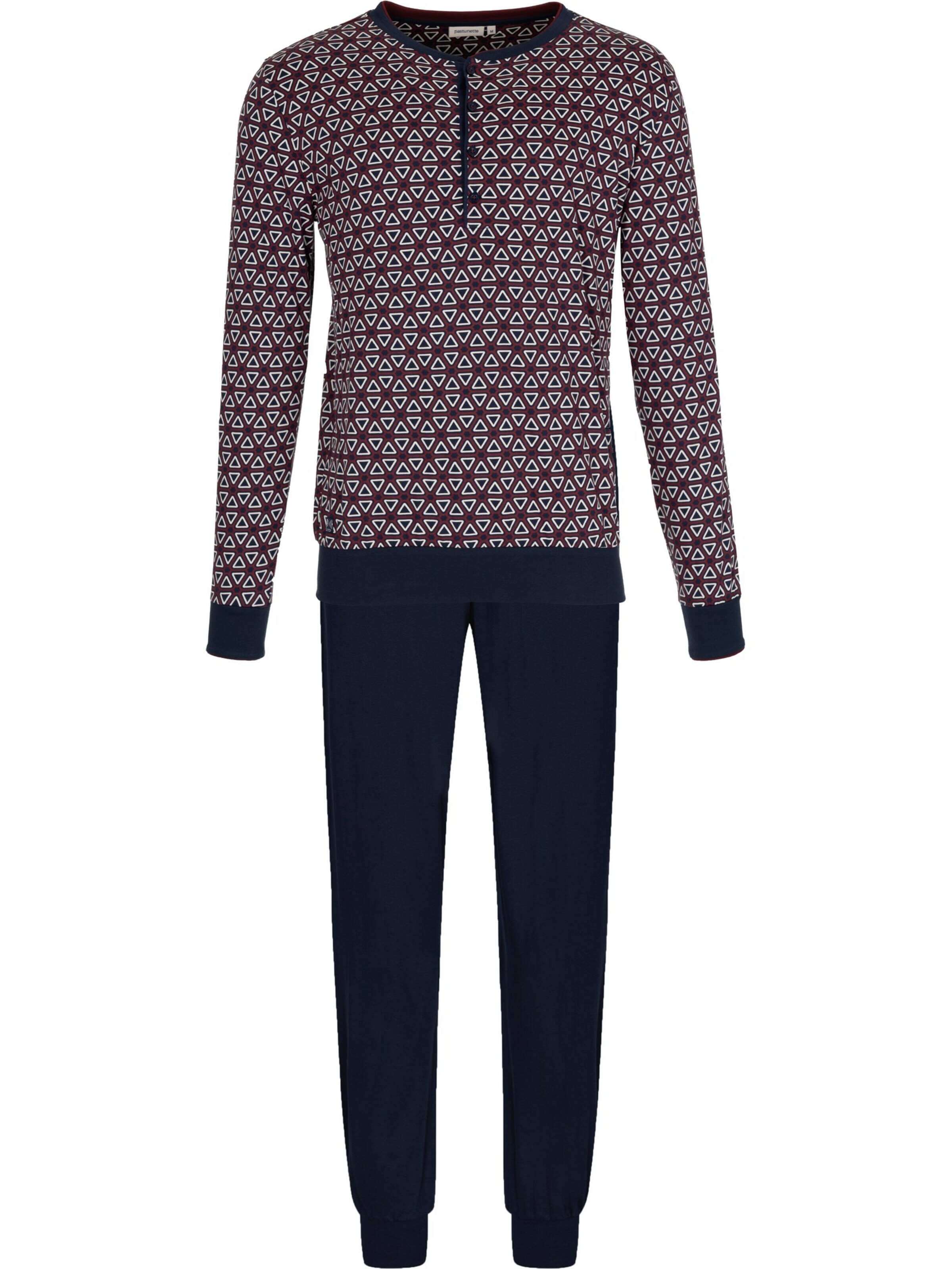 Pastunette Pajamas long 'Northern Nights' in Blue