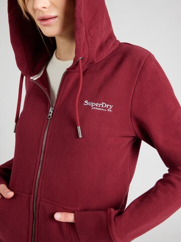 Superdry Zip-Up Hoodie 'Essential' in Pink