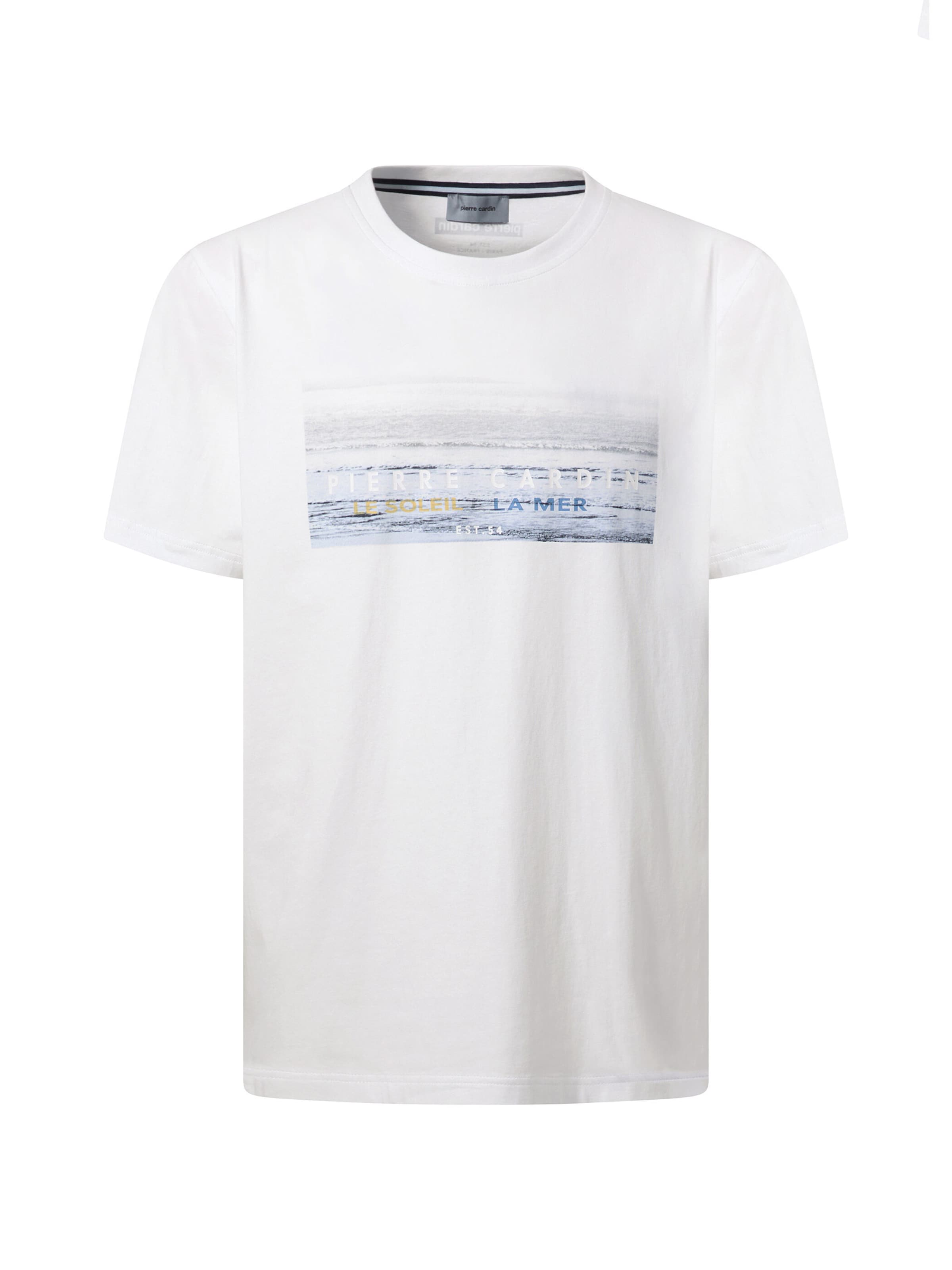 PIERRE CARDIN Shirt in Wit: voorkant