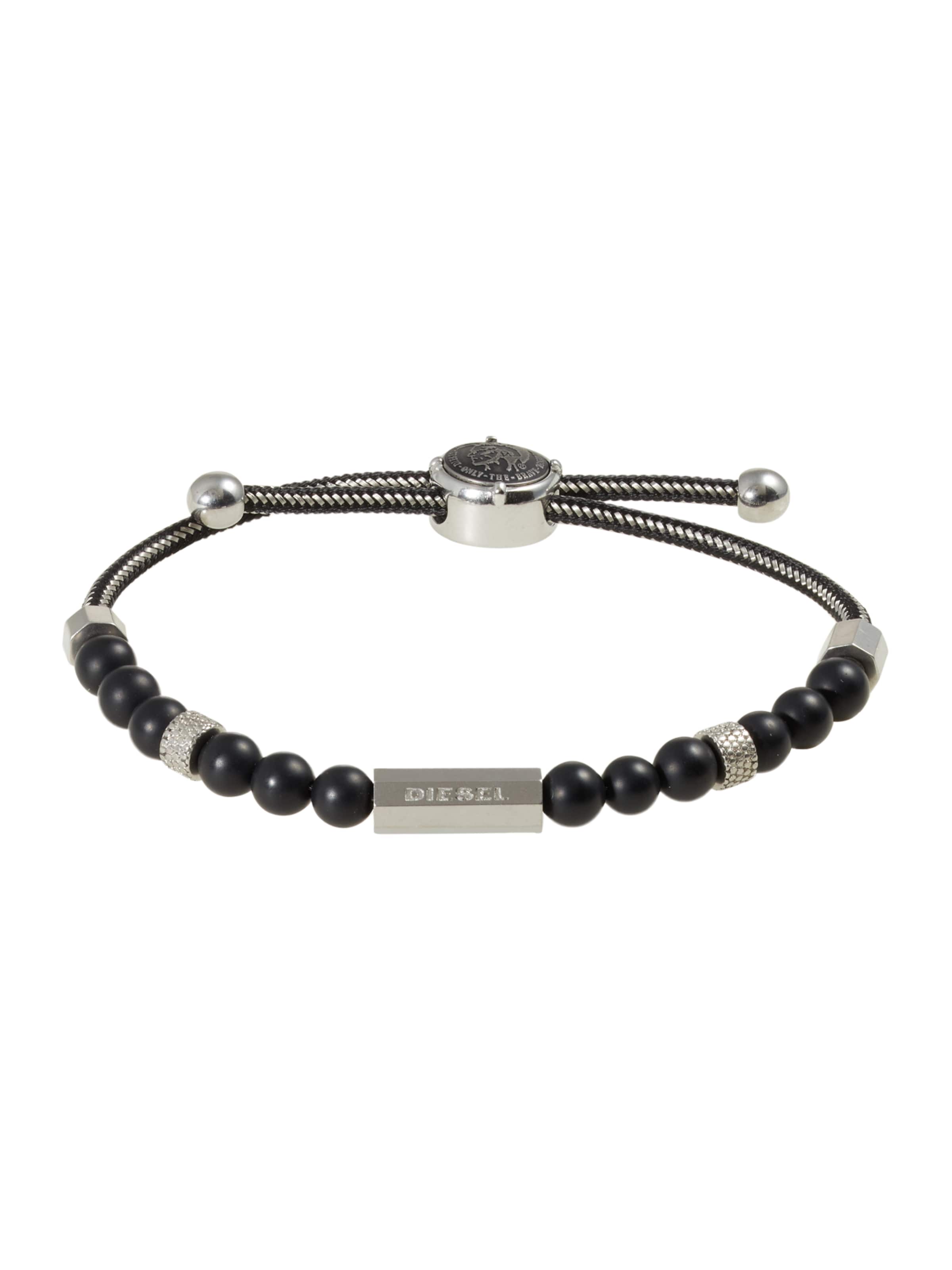 DIESEL Armband in Schwarz: Vorderseite