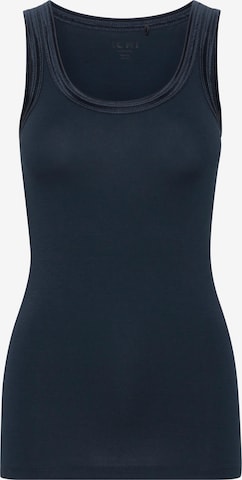 ICHI Top 'IHZOLA TO' in Black: front