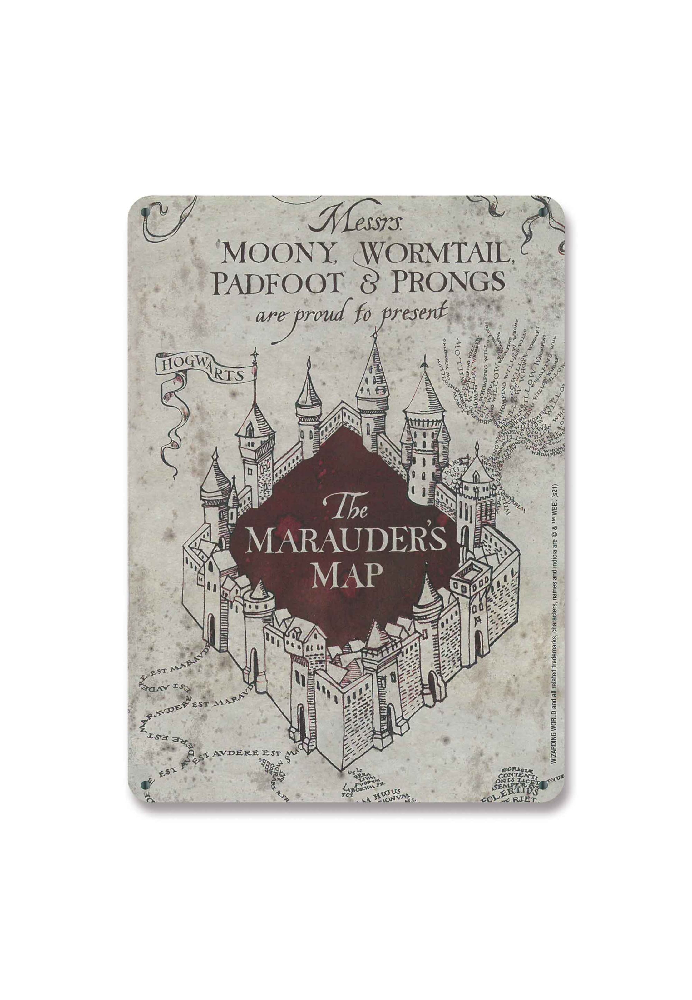 LOGOSHIRT Afbeelding 'Harry Potter - Marauder's Map' in Gemengde kleuren: voorkant