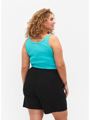 Zizzi Regular Broek 'VFLEX' in Zwart
