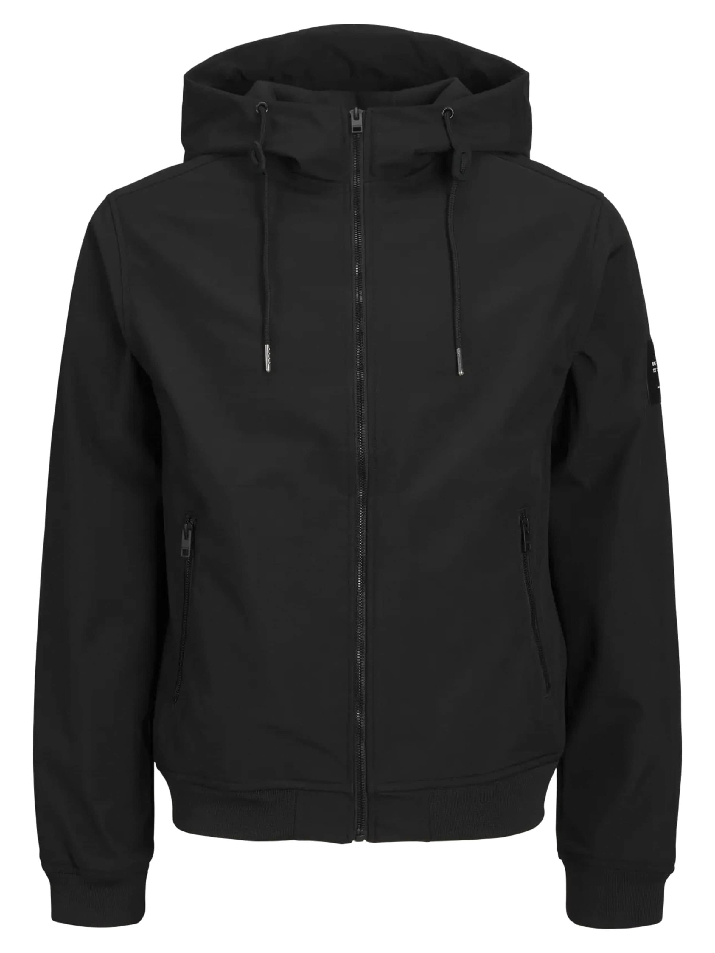 JACK & JONES Between-season jacket in Black: front