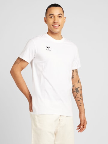 Hummel - Camiseta funcional 'GO 2.0' en blanco: frente