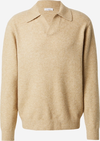 ABOUT YOU x Kevin Trapp Sweater 'Philipp' in Beige: front