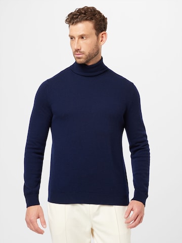 UNITED COLORS OF BENETTON Regular fit Sweater 'Ciclista' in Blue: front