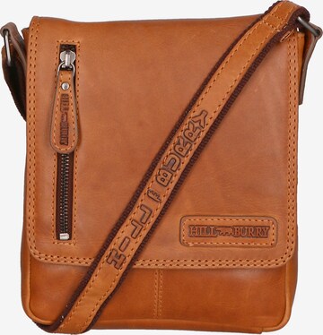 HILL BURRY Crossbody Bag in Brown: front