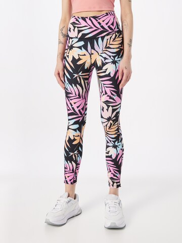 Skinny Pantaloni sport 'HEART INTO IT' de la ROXY pe gri: față