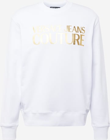 Sweat-shirt Versace Jeans Couture en blanc : devant