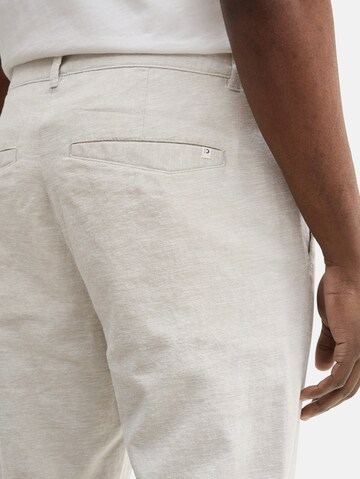 TOM TAILOR DENIM Tapered Broek in Beige
