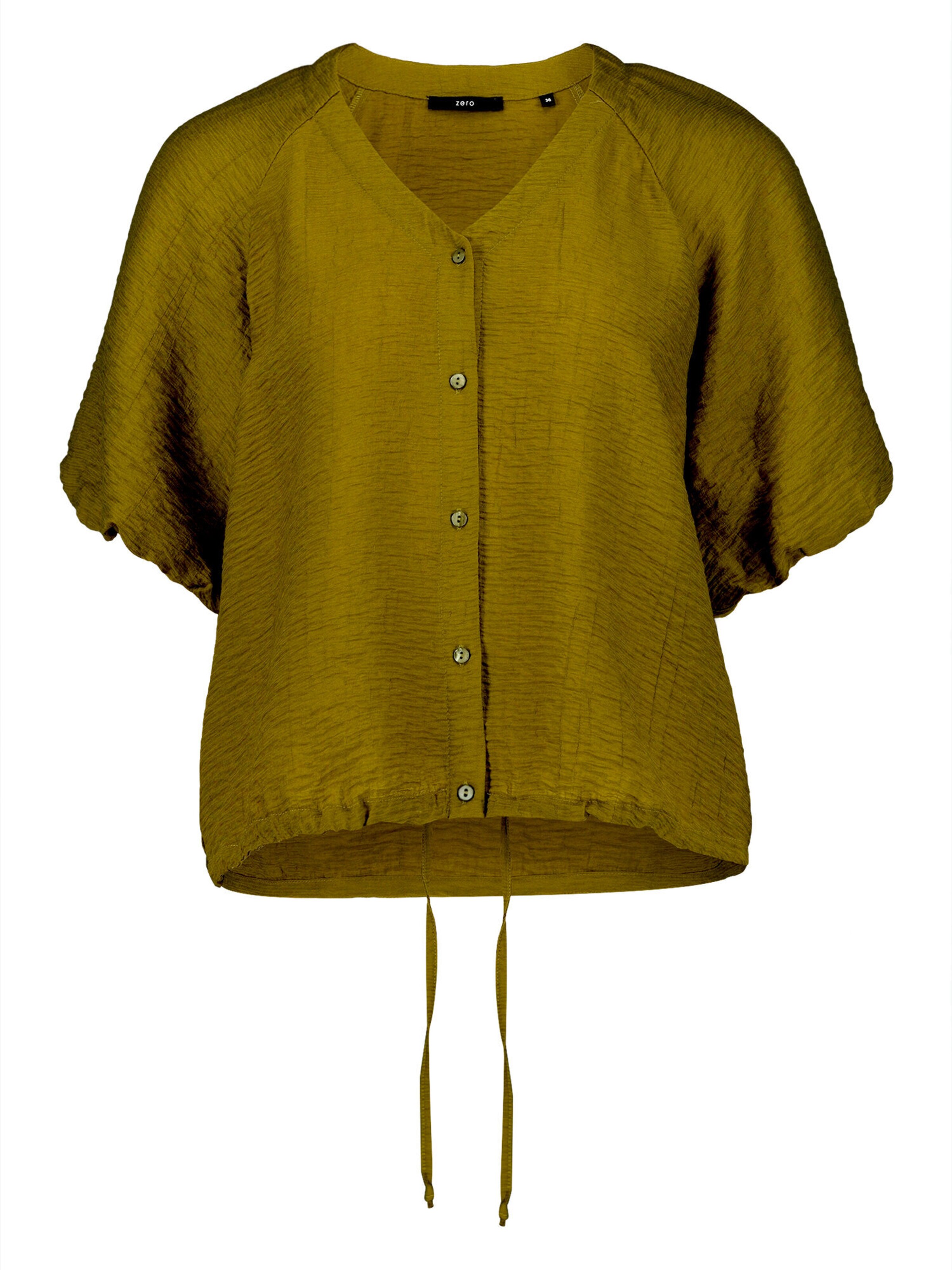 zero Blouse in Groen: voorkant
