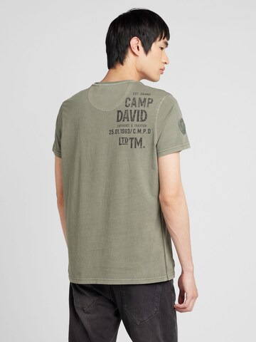 T-Shirt CAMP DAVID en vert