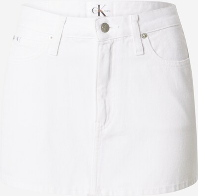 Calvin Klein Jeans Jupe en blanc denim, Vue avec produit
