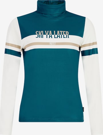 PROTEST Athletic Sweatshirt 'PRTCreate' in Blue: front