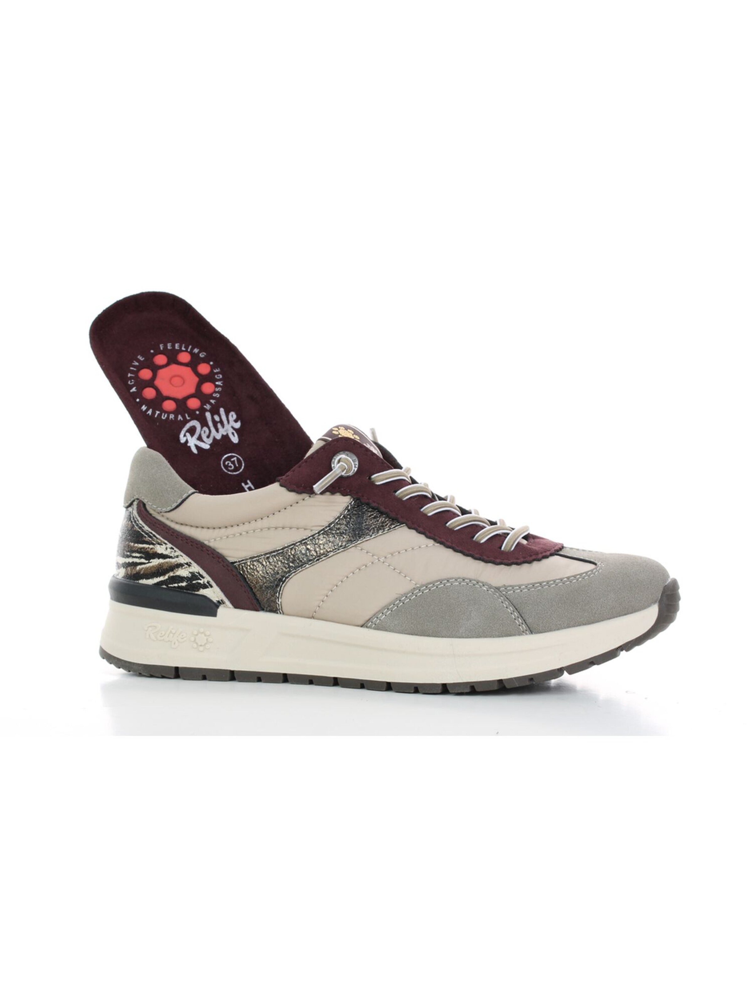Relife Platform trainers in Beige