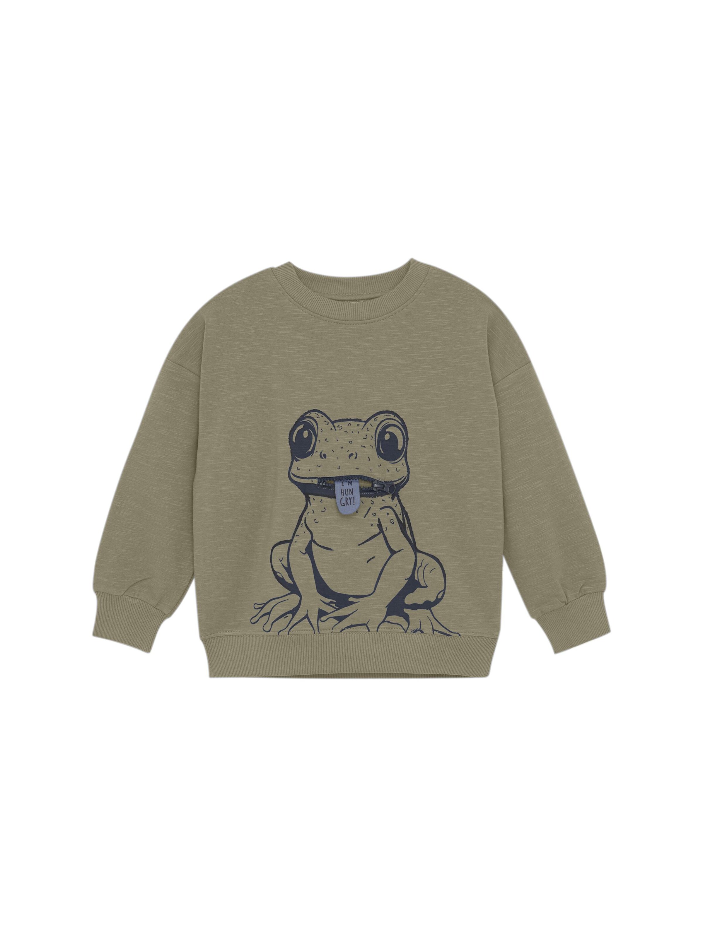 MINYMO Trui ' MISweatshirt LS ' in Groen: voorkant