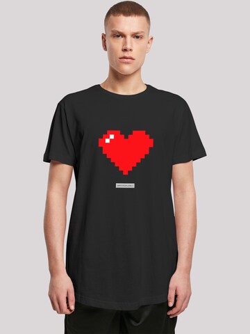 F4NT4STIC Shirt 'Happy People' in Schwarz: Vorderseite