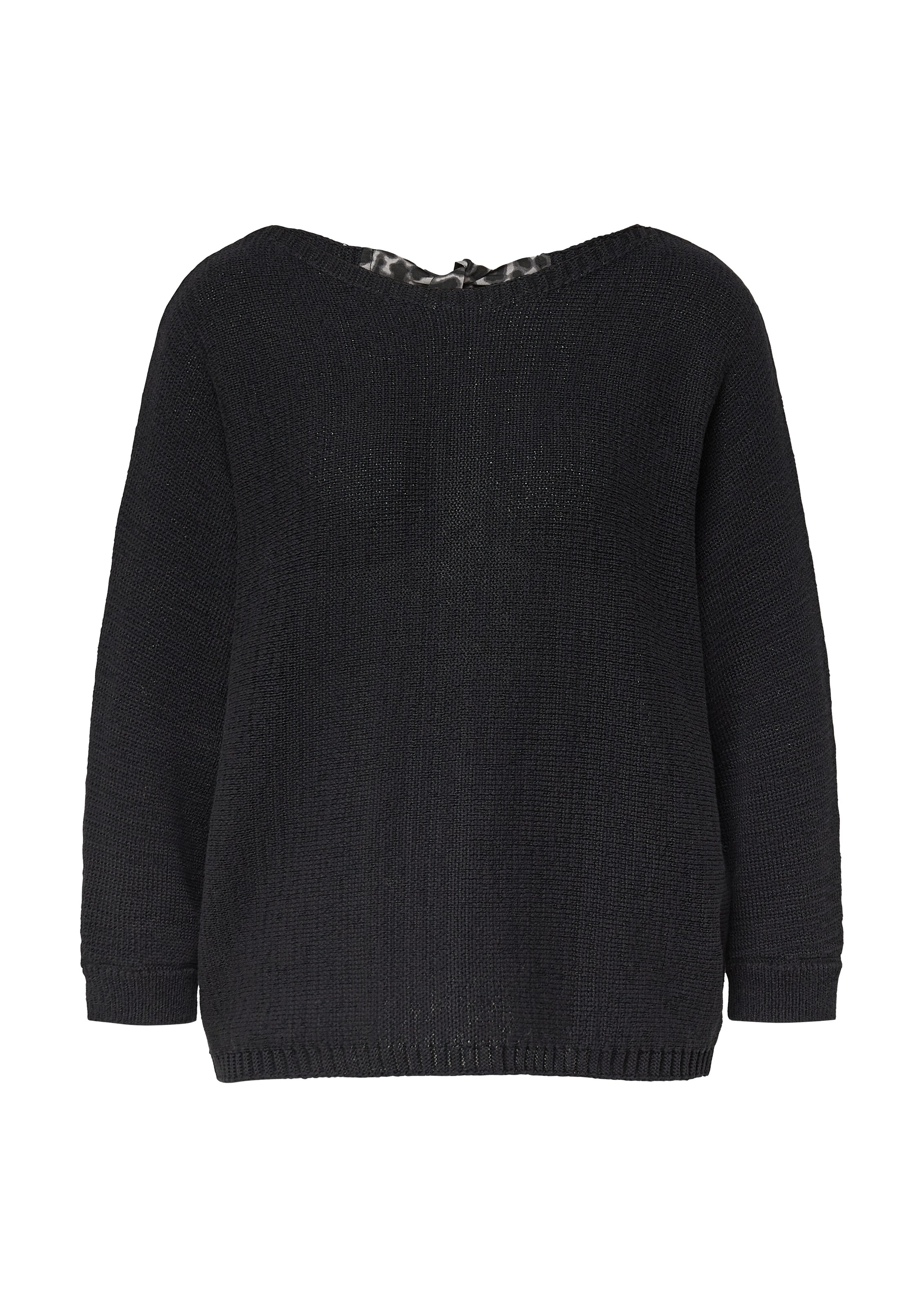 COMMA Pullover in Schwarz: Vorderseite