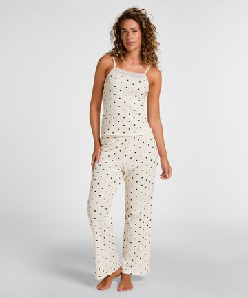 Pyjama Hunkemöller en blanc : devant
