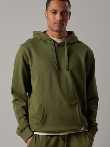 Felpa 'Felpa Felpata con Cappuccio' di OWN Off With Nature in verde: frontale