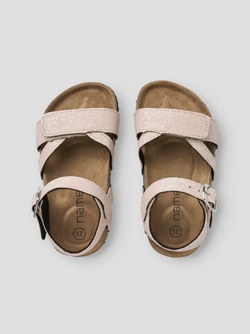 Sandale 'NMFFIONA' de la NAME IT pe alb