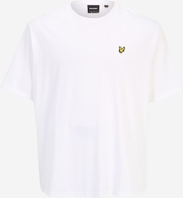 Lyle & Scott Big&Tall T-Shirt 'Thistle Club' in Weiß: predná strana